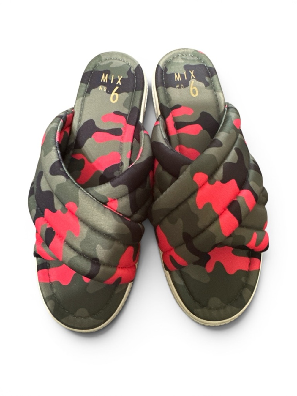 Mix No. 6 (DSW) Platform Camo Sandals – Size 9.5